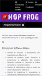 Mobile Screenshot of hopfrog.it